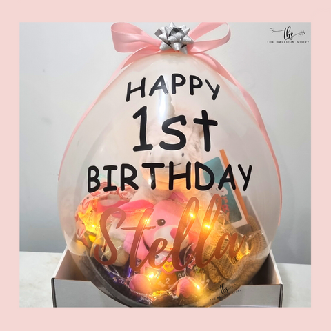 First birthday - The Balloon Story